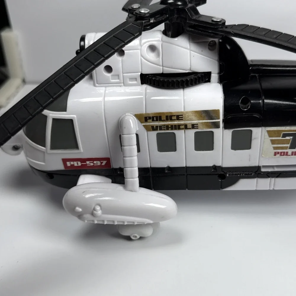 2010 Tonka Large Helicopter PD-597 Police Department Copter Sounds & Lights Work